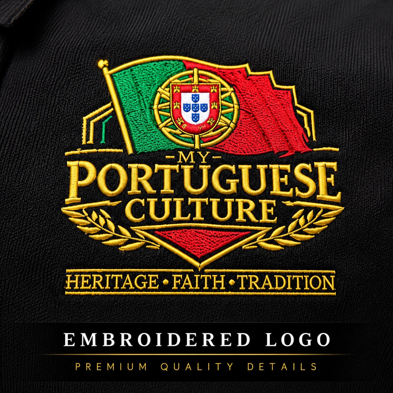 Portuguese Embroidered Polo Shirt | My Portuguese Culture