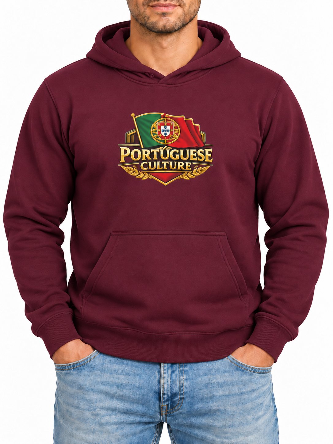 Portuguese Flag Crest Hoodie | My Portuguese Culture