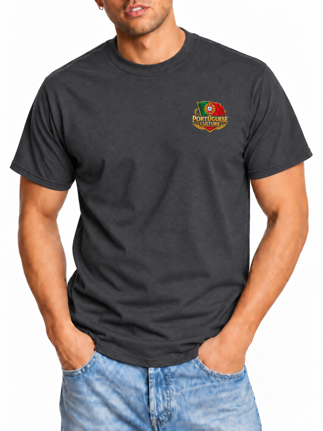 My Portuguese Culture Portuguese Flag Crest T-Shirt