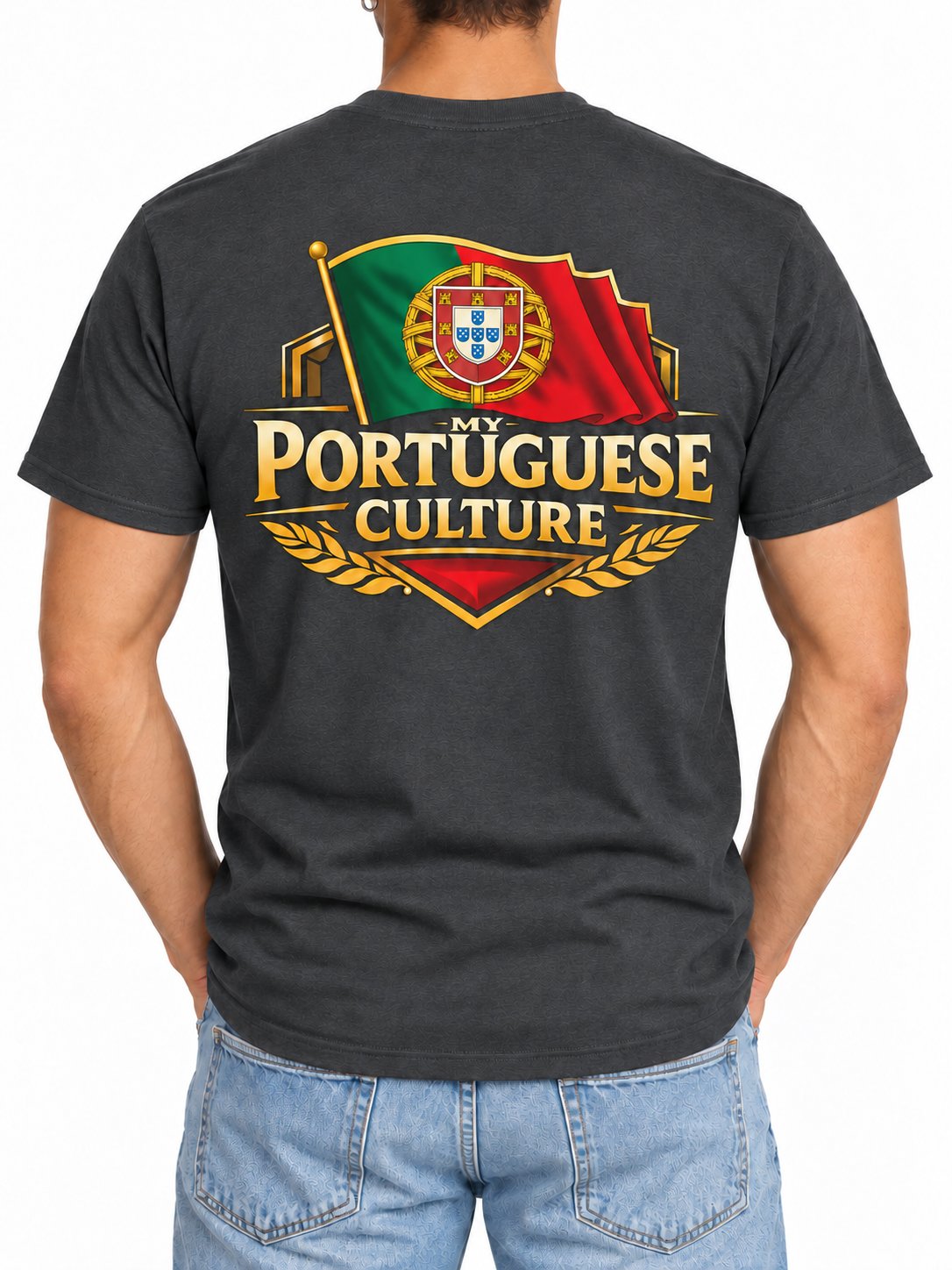 Portuguese Flag Crest T-Shirt | My Portuguese Culture