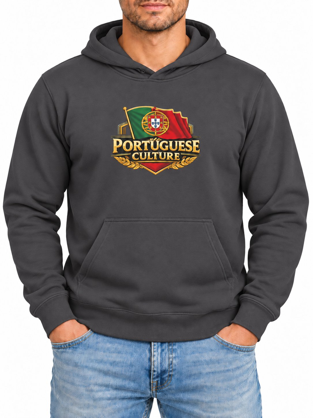Portuguese Flag Crest Hoodie | My Portuguese Culture