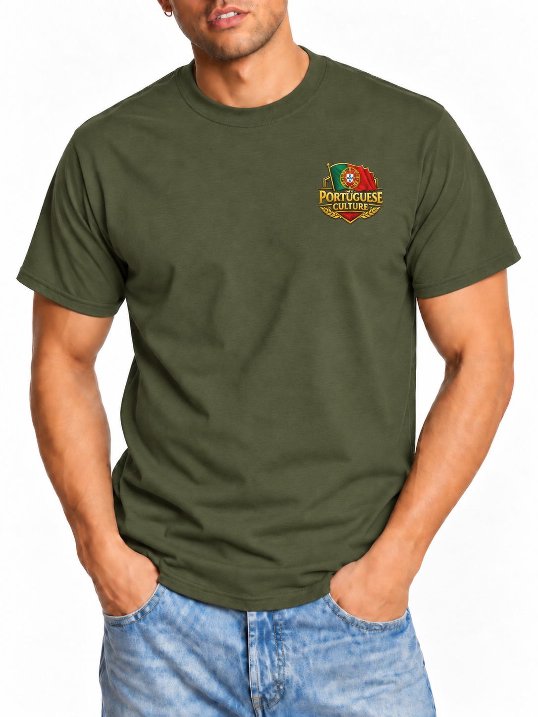 My Portuguese Culture Portuguese Flag Crest T-Shirt