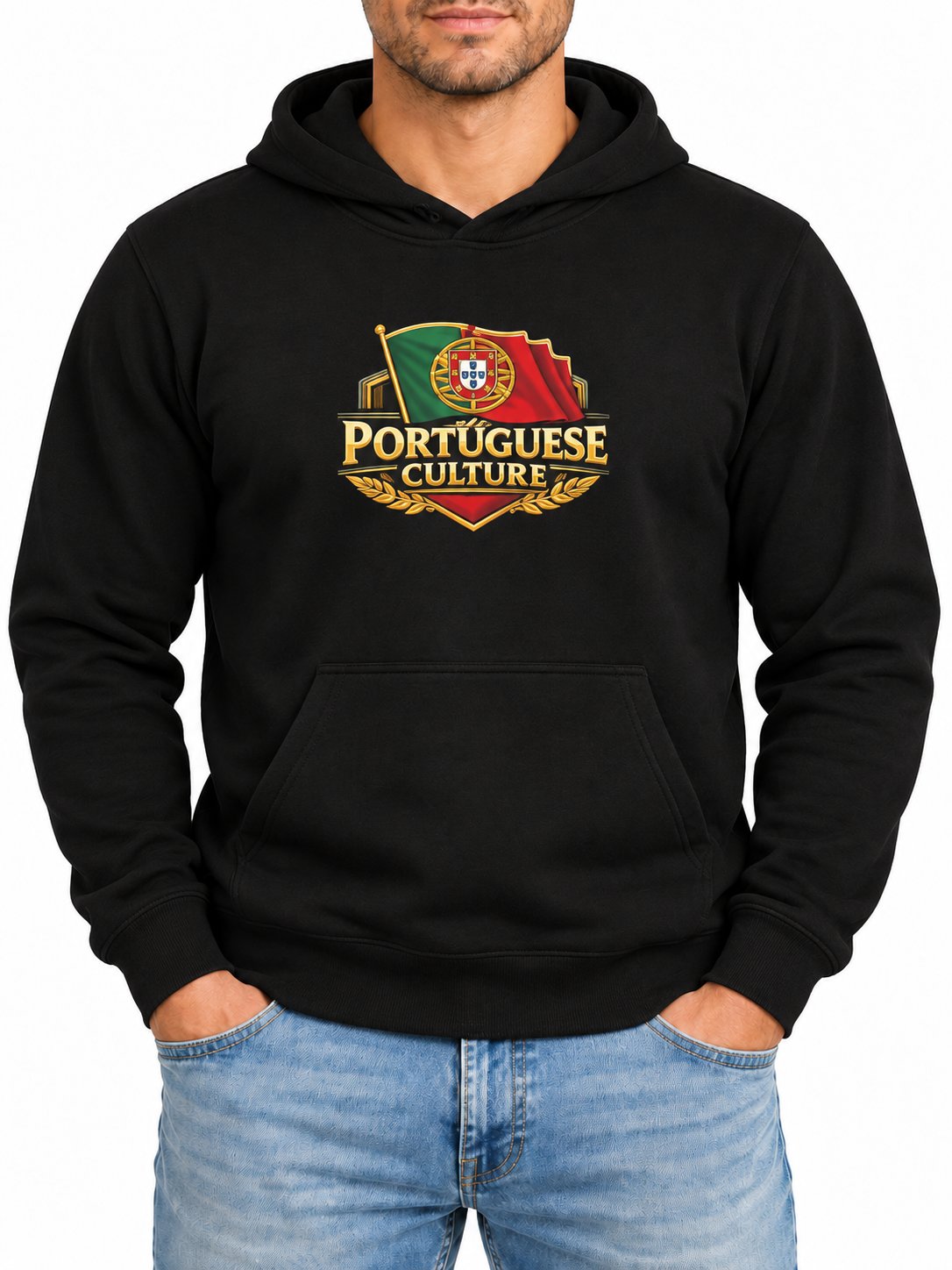 Portuguese Flag Crest Hoodie | My Portuguese Culture
