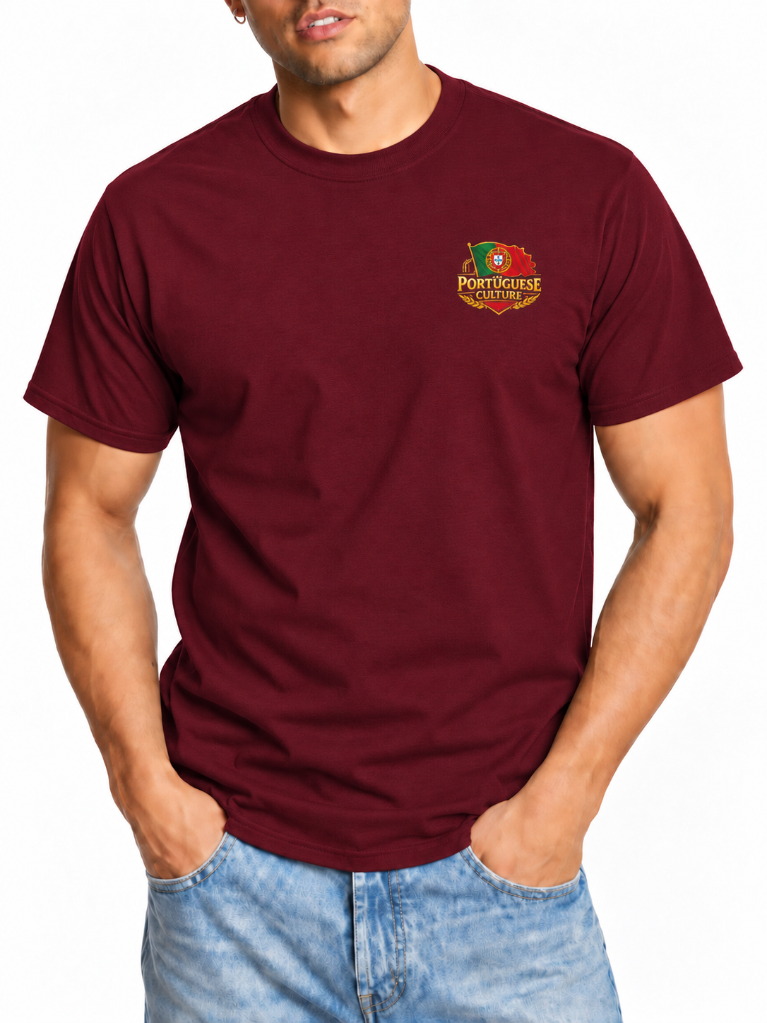My Portuguese Culture Portuguese Flag Crest T-Shirt