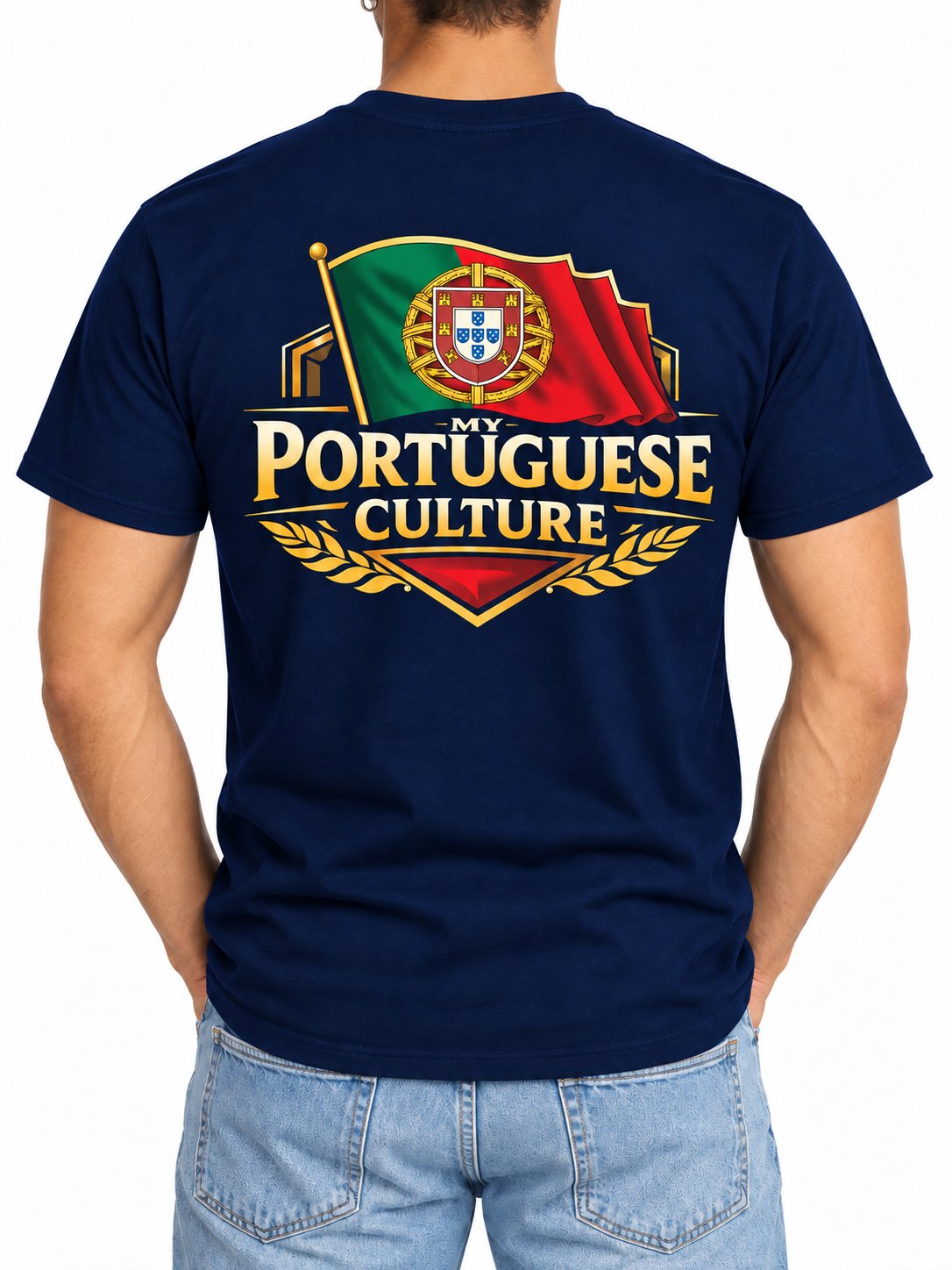 Portuguese Flag Crest T-Shirt | My Portuguese Culture