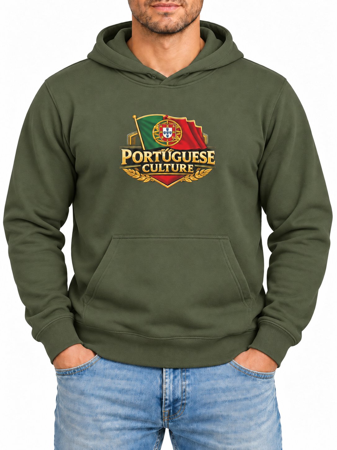 Portuguese Flag Crest Hoodie | My Portuguese Culture